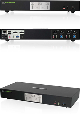 2-Port 4K Dual-View DisplayPort KVMP 2-Port 4K Dual-View DisplayPort KVMP