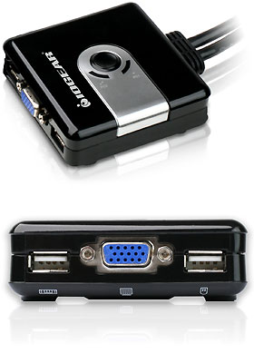 2-Port VGA/USB Compact KVM Switch 2-Port VGA/USB Compact KVM Switch