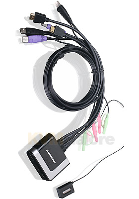2-Port HDMI Cable KVMP Switch w/ Audio 2-Port HDMI Cable KVMP Switch w/ Audio