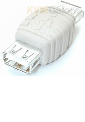 USB Type-A Gender Changer, F/F USB Type-A Gender Changer, F/F