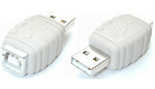 USB-B to USB-A Adapter, M/F USB-B to USB-A Adapter, M/F