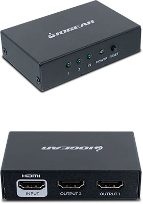 8K HDMI Splitter, 2-Ports  8K HDMI Splitter, 2-Ports