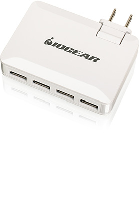 GearPower QuadSmart USB 4.2A Wall Charger GearPower QuadSmart USB 4.2A Wall Charger