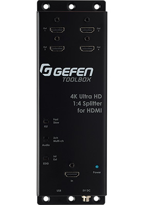 Gefen ToolBox 4K Ultra HD 1:4 Splitter for HDMI