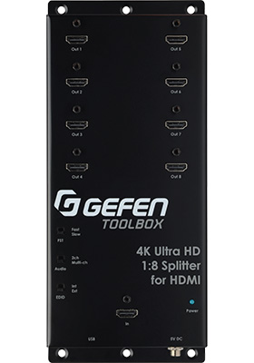 Gefen ToolBox 4K Ultra HD 1:8 Splitter for HDMI