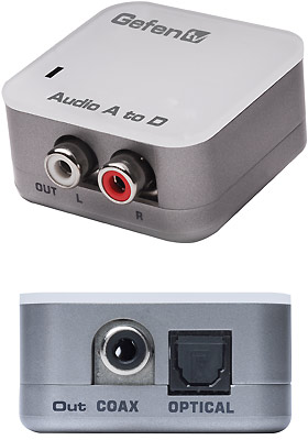 GefenTV Analog to Digital Audio Adapter GefenTV Analog to Digital Audio Adapter