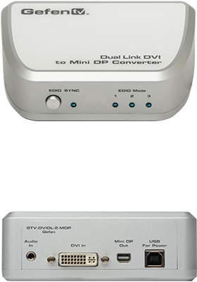 Dual-Link DVI to Mini DP Converter