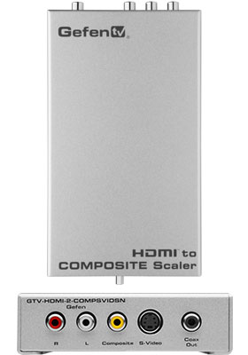 HDMI to Composite/S-Video Scaler HDMI to Composite/S-Video Scaler