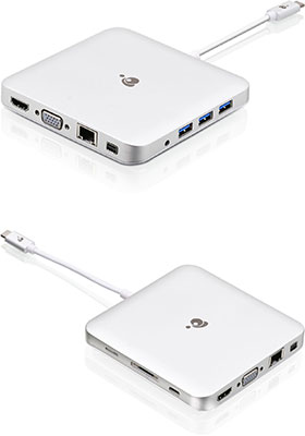 Compact USB-C Docking Station with PD Pass-Thru Compact USB-C Docking Station with PD Pass-Thru