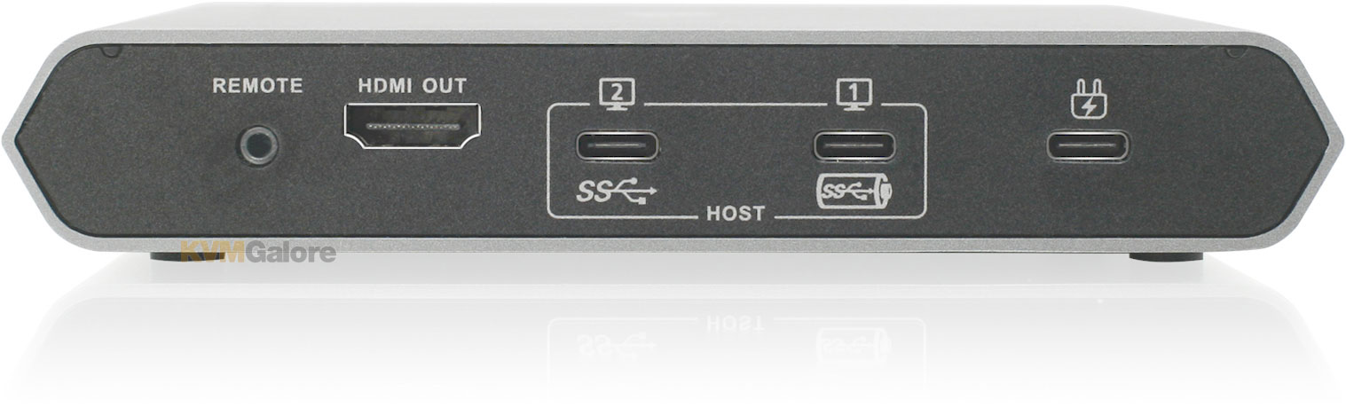 US3310 - 2-Port USB-C Gen 1 KVM Switch / Dock with Power Pass-through