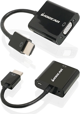 HDMI (M) to VGA (F) Adapter with Audio HDMI (M) to VGA (F) Adapter with Audio