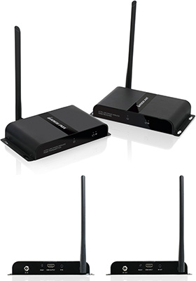 Ultra Long-Range Wireless HDMI Transmitter/Receiver Kit Ultra Long-Range Wireless HDMI Transmitter/Receiver Kit