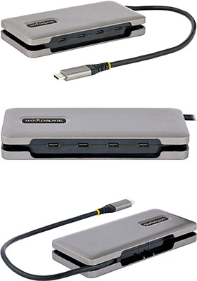 StarTech.com 4-Port USB-C Hub, USB 3.2 G HB31CM4CPD3 Tech-America