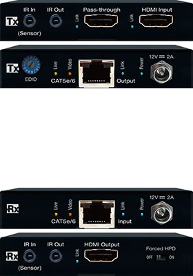 Ultra-HD over Twisted-Pair HDMI Extenders