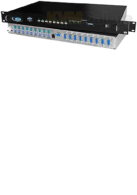 KEEMUX 8-Ports w/RS232 Control & OSD, Rack-Mount KEEMUX 8-Ports w/RS232 Control & OSD, Rack-Mount