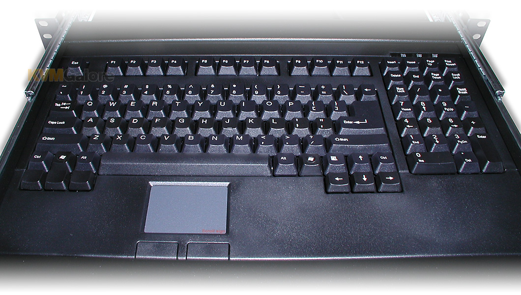 Rackit KR4 4-post keyboard/mouse tray