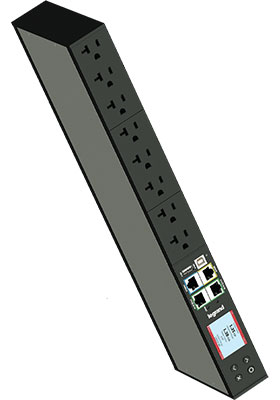 Network-Metered PDU, 1U, 15A, 120V, (8) 5-20R, 5-15P Cord Network-Metered PDU, 1U, 15A, 120V, (8) 5-20R, 5-15P Cord