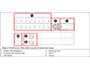 Image 3 of 3 - 2U network-metered PDU front view (top) and back view (bottom).