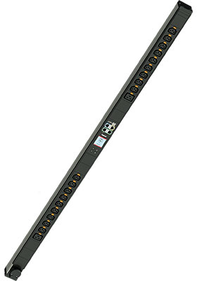 Network-Metered PDU, Zero-U, 20A, 208V, (18) C13 & (2) C19, L6-20P Cord