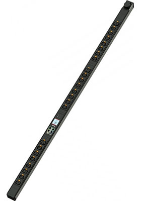 Network-Switched PDU, Zero-U, 20A, 208V, (21) C13 & (3) C19, L6-20P Cord