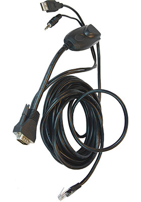 VGA KVM Combo Cable for MasterConsole Digital, 6m