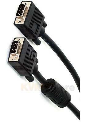 Coax High Resolution VGA Monitor Cable - HD15 M/M, 10-feet Coax High Resolution VGA Monitor Cable - HD15 M/M, 10-feet