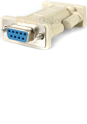 Serial Null Modem Adapter, F/F Serial Null Modem Adapter, F/F