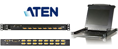 LCD Consoles w/ Built-In PS/2 KVM Switches