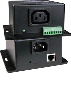 NTI ENVIROMUX Low-Cost 2-Port Remote Power Reboot Switch - power