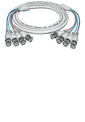 BNC Cable, 4 Mini Coaxes, 6-feet BNC Cable, 4 Mini Coaxes, 6-feet