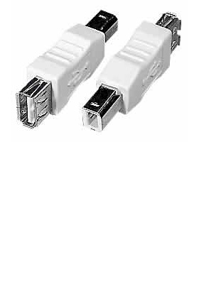 USB A Female to B Male Adapter