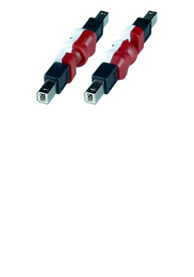 USB B Male to B Male Flexible Gender Changer USB B Male to B Male Flexible Gender Changer