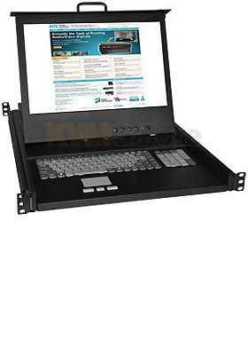 RACKMUX USB + PS/2 KVM Drawer, 17.1" - Hi-Res, Numeric Keypad