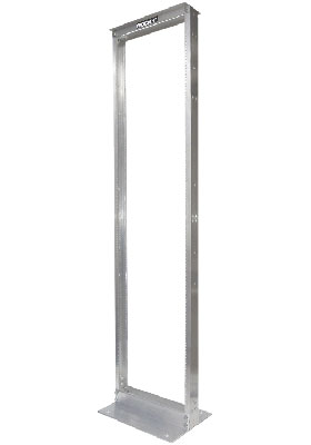 Standard Relay Rack, 48", Aluminum-Brush Standard Relay Rack, 48", Aluminum-Brush