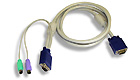 Sylphit Integrated PS/2 KVM Cable, 10-feet