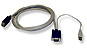 Sylphit Integrated USB KVM Cable, 6-feet