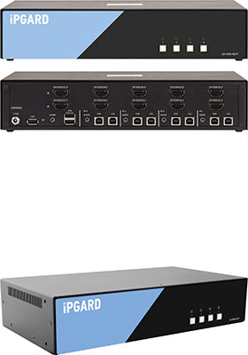 Secure Dual-Video HDMI/DisplayPort KVM Switches