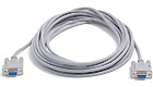 DB9 Serial Null Modem Cable (F/F), 25-Feet