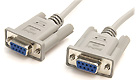 DB9 Serial Null Modem Cable (F/F), 10-Feet