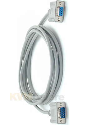 DB9 Serial Null Modem Cable (F/M), 10-Feet