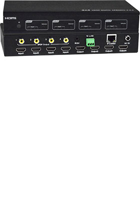 4x4 VEEMUX Low-Cost 4K HDMI Matrix Switch 4x4 VEEMUX Low-Cost 4K HDMI Matrix Switch