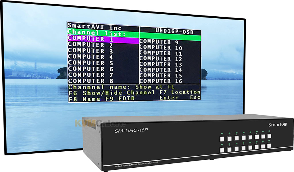 SmartAVI HDMI KVM Switches w/ OSD