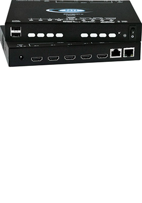 SPLITMUX 4K HDMI Quad Screen Splitter/Multiviewer, Dual Rack-Mount SPLITMUX 4K HDMI Quad Screen Splitter/Multiviewer, Dual Rack-Mount