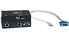 XTENDEX Hi-Res USB KVM+Additional USB Port Extender, 1000-feet