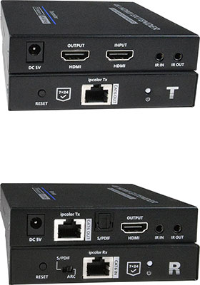 XTENDEX 4K 18Gbps HDMI Extender/Splitter over CAT-6/7