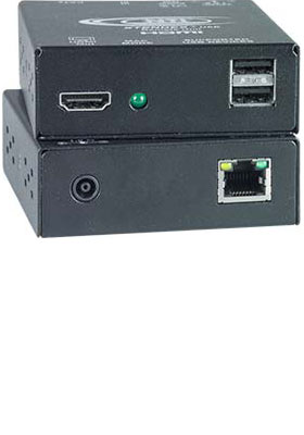 XTENDEX HDMI USB KVM Extender via One CAT-5/6/7
