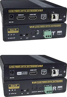 XTENDEX 4K HDMI (over IP) Extender via Fiber