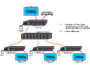 Image 4 of 5 - XTENDEX Low-Cost HDMI over IP Fiber-Optic Extender point-to-many connections using an unmanaged Gigabit SFP switch.