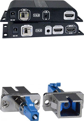 XTENDEX Low-Cost HDMI over IP Fiber-Optic Extender