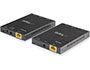 Image 1 of 4 - 4K60 HDMI over CATx Extender, Transmitter (left) and Receiver (right), front views.
